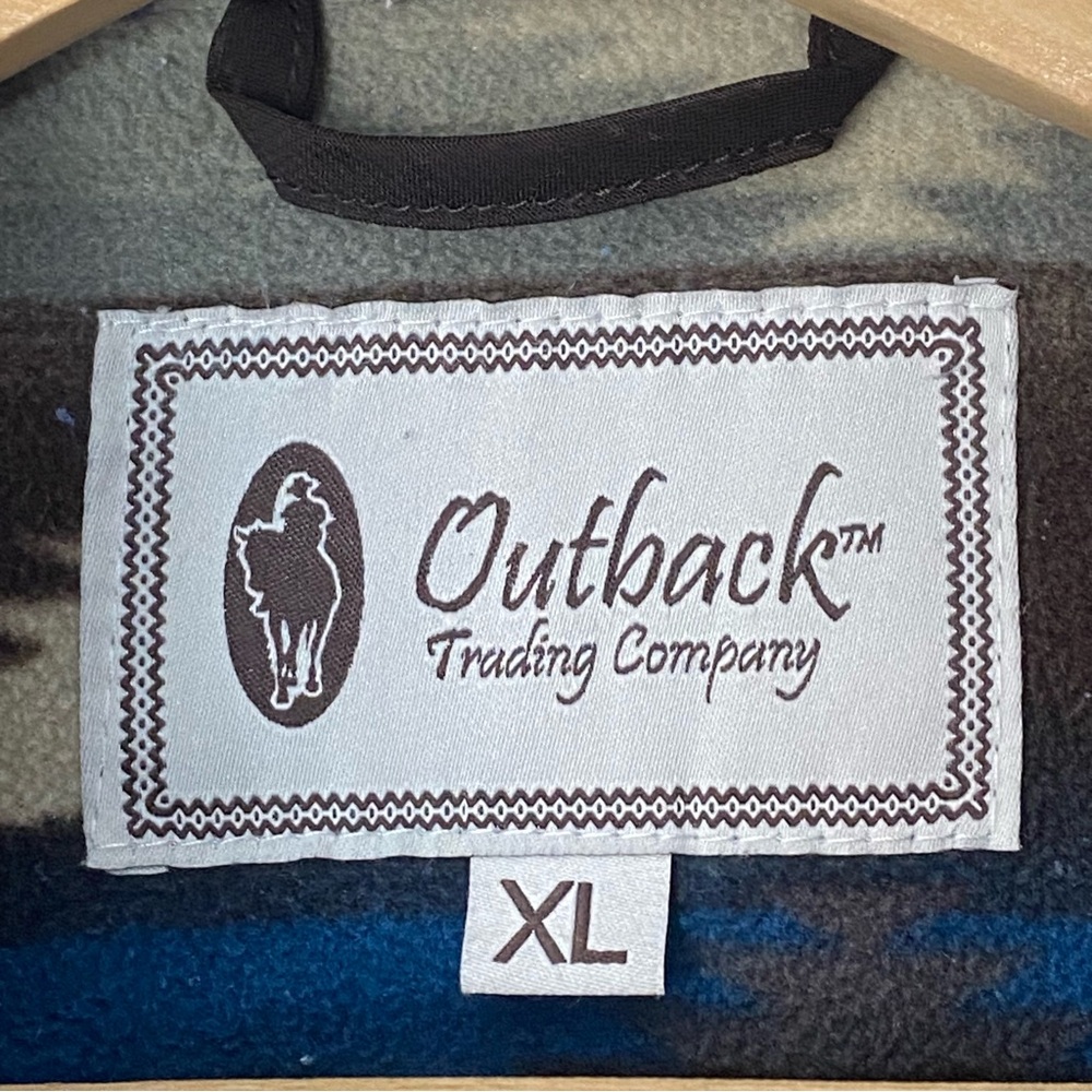 Outback Trading Company Women’s Essence Aztec Fleece Flannel Shirt Jacket XL - Picture 8 of 10
